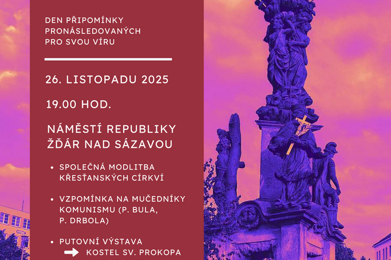 Červená středa, 26.11. v 19:00 náměstí Republiky, Žďár