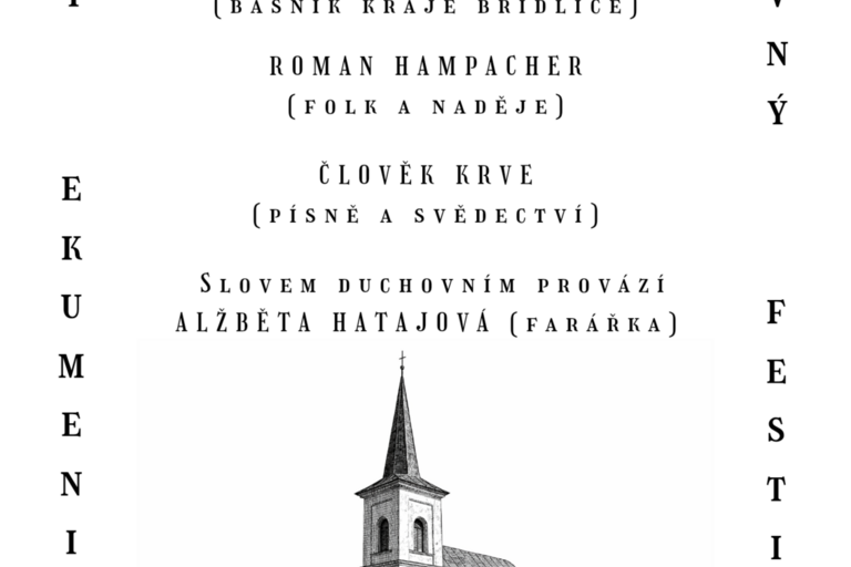 PRVNÍ EKUMENICKÝ KOČOVNÝ FESTIVAL 23.5. 16:00 Sázava 73, faní zahrada
