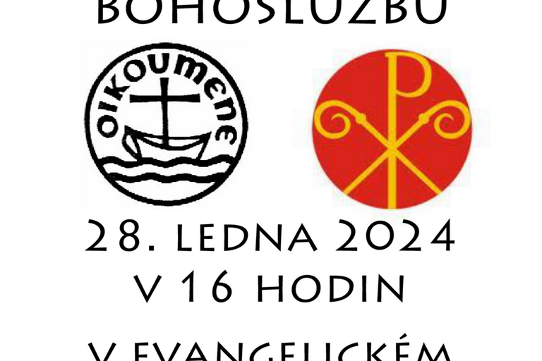 Ekumenická bohoslužba za jednotu křesťanů 28.1.